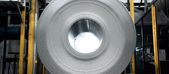 Aluminium Coil in einem von Speira's Werken.