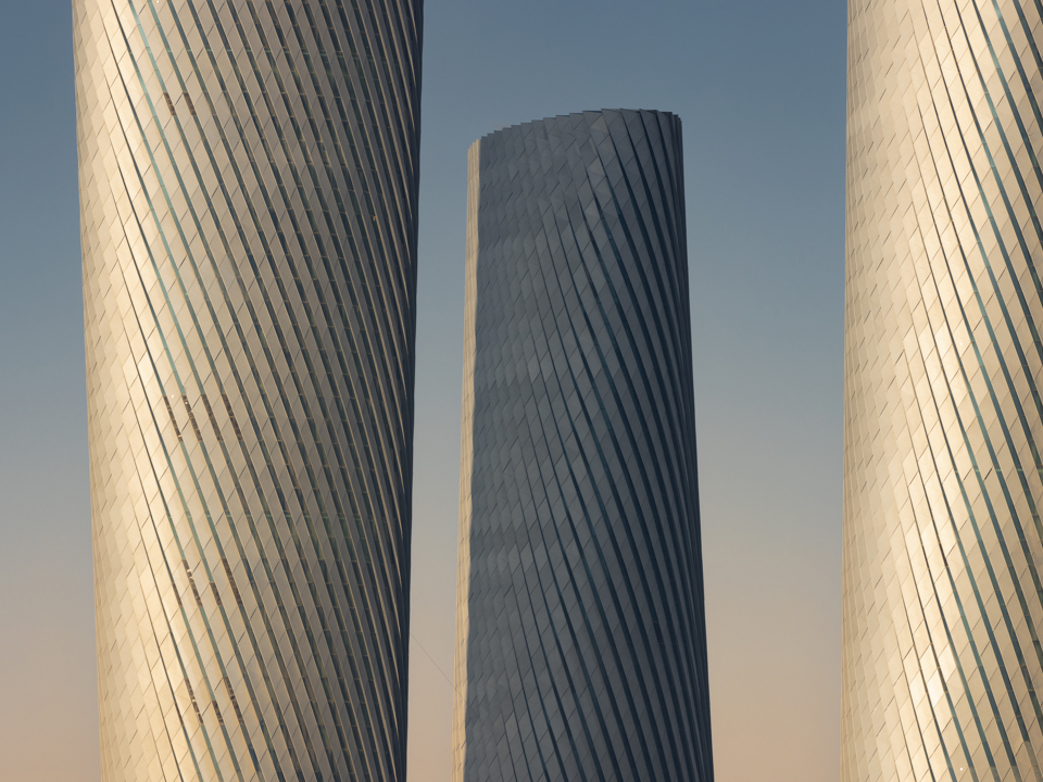 Fasaden på Lusail Towers er laget av Speira-aluminium.