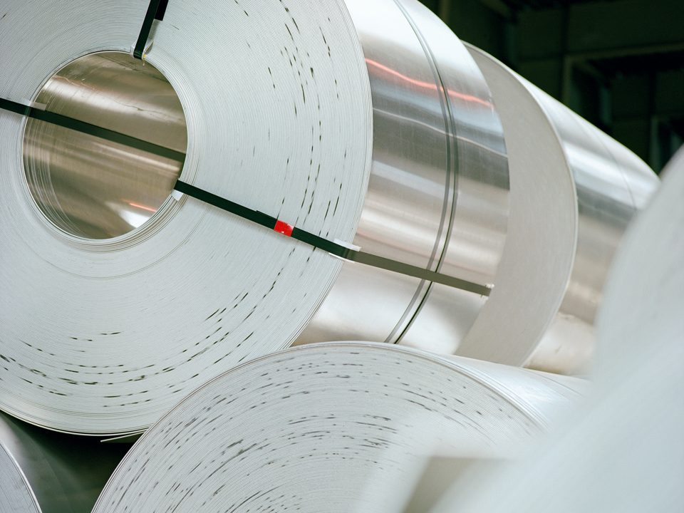 Aluminiumsspole i en av Speiras anlegg.