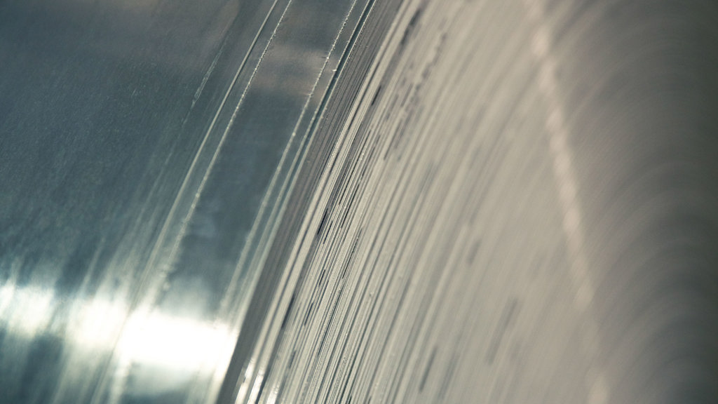 Ein Aluminium Coil in einem der Werke von Speira.