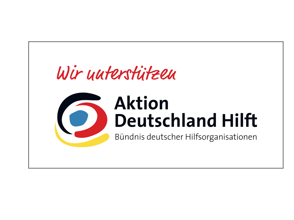 Das Logo des Bündnisses deutscher Hilfsorganisationen „Aktion Deutschland hilft“.