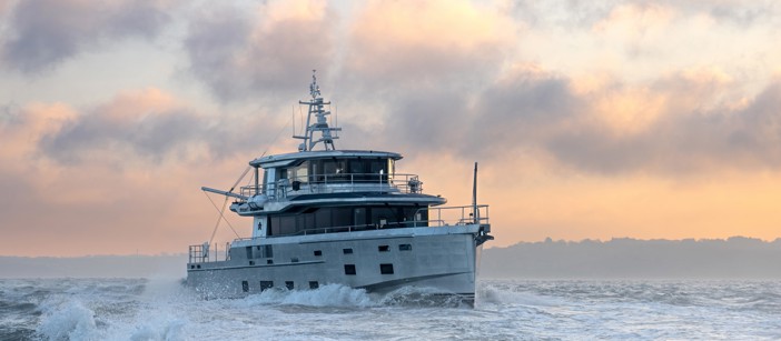 «Arksen 85 Explorer Yacht» laget av Speiras aluminium, type VIA Maris Njørdal.